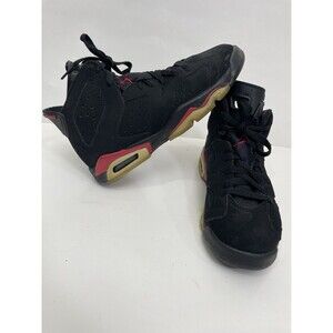 Nike Air Jordan 6 Varsity Red Black 2010 Youth Size 3.5Y